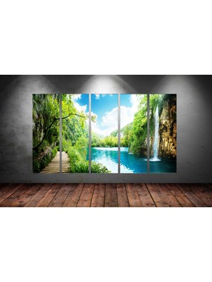 Tablocenter 5 Parçalı Dekoratif  Kanvas Tablo 150 x 90cm