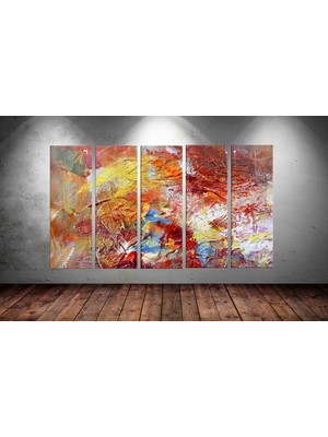 Tablocenter 5 Parçalı Dekoratif  Kanvas Tablo 150 x 90cm
