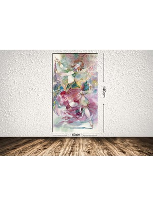 Tablo center Dev Boyut Dekoratif Kanvas Tablo - 60x140cm