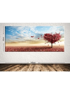 Tablo center Dev Boyut Dekoratif Kanvas Tablo - 60x140cm