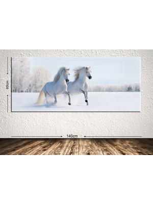 Tablo center Dev Boyut Dekoratif Kanvas Tablo - 60x140cm