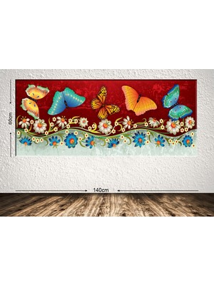 Tablo center Dev Boyut Dekoratif Kanvas Tablo - 60x140cm