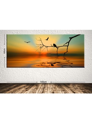Tablo center Dev Boyut Manzara Kanvas Tablo - 60x140cm