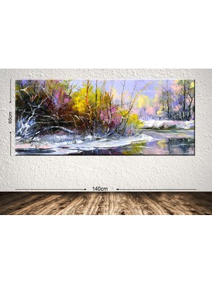 Tablo center Dev Boyut Manzara Kanvas Tablo - 60x140cm