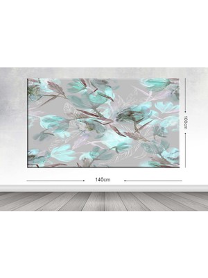 Tablo center Dev Boyut Çiçek Kanvas Tablo - 100x140cm