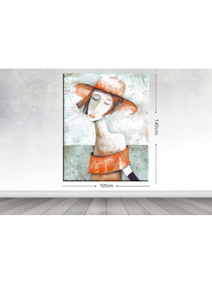 Tablo center Dev Boyut Dekoratif Kanvas Tablo - 100x140cm