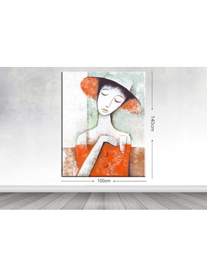 Tablo center Dev Boyut Dekoratif Kanvas Tablo - 100x140cm