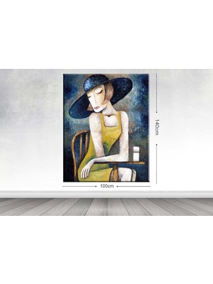 Tablo center Dev Boyut Dekoratif Kanvas Tablo - 100x140cm