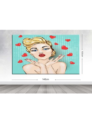 Tablo center Dev Boyut Dekoratif Kanvas Tablo - 100x140cm