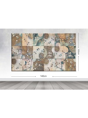 Tablo center Dev Boyut Dekoratif Kanvas Tablo - 100x140cm