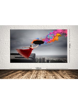 Tablo center Dev Boyut Dekoratif Kanvas Tablo - 100x140cm
