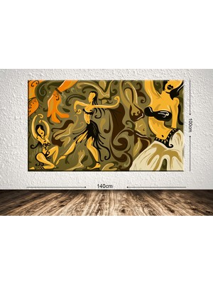 Tablo center Dev Boyut Dekoratif Kanvas Tablo - 100x140cm