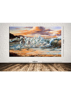 Tablo center Dev Boyut Dekoratif Kanvas Tablo - 100x140cm