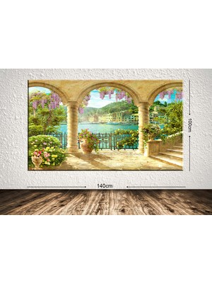 Tablo center Dev Boyut Manzara Kanvas Tablo - 100x140cm