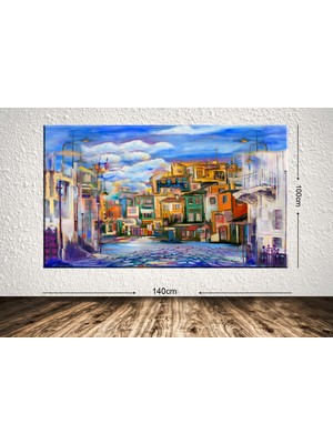 Tablo center Dev Boyut Manzara Kanvas Tablo - 100x140cm