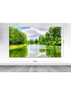 Tablo center Dev Boyut Manzara Kanvas Tablo - 100x140cm