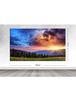 Tablo center Dev Boyut Manzara Kanvas Tablo - 100x140cm