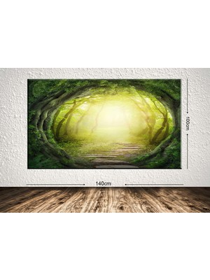 Tablo center Dev Boyut Manzara Kanvas Tablo - 100x140cm