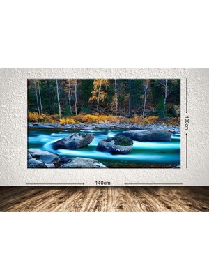 Tablo center Dev Boyut Manzara Kanvas Tablo - 100x140cm