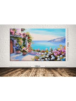 Tablo center Dev Boyut Manzara Kanvas Tablo - 100x140cm