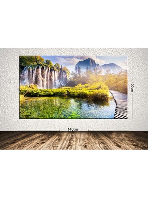 Tablo center Dev Boyut Manzara Kanvas Tablo - 100x140cm