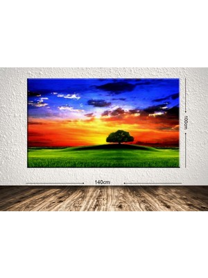 Tablo center Dev Boyut Manzara Kanvas Tablo - 100x140cm