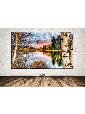 Tablo center Dev Boyut Manzara Kanvas Tablo - 100x140cm