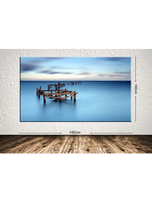 Tablo center Dev Boyut Manzara Kanvas Tablo - 100x140cm
