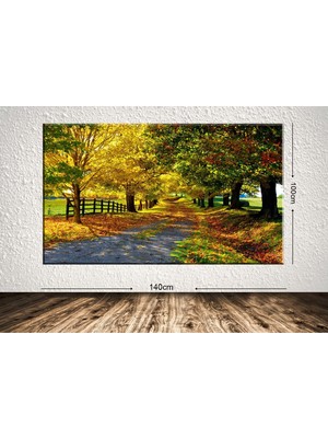 Tablo center Dev Boyut Manzara Kanvas Tablo - 100x140cm