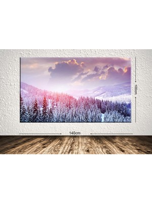 Tablo center Dev Boyut Manzara Kanvas Tablo - 100x140cm