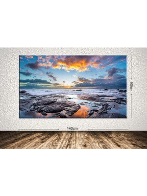 Tablo center Dev Boyut Manzara Kanvas Tablo - 100x140cm
