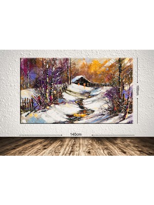 Tablo center Dev Boyut Manzara Kanvas Tablo - 100x140cm