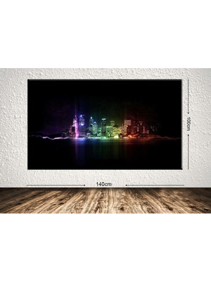 Tablo center Dev Boyut Manzara Kanvas Tablo - 100x140cm