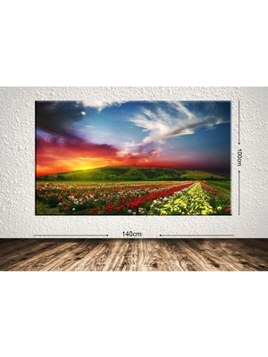 Tablo center Dev Boyut Manzara Kanvas Tablo - 100x140cm