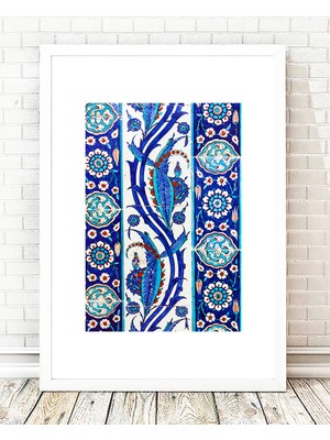 Tablo center Beyaz Çerçeveli Tablo - 24x29cm