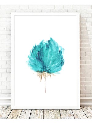 Tablo center Beyaz Çerçeveli Tablo - 24x29cm