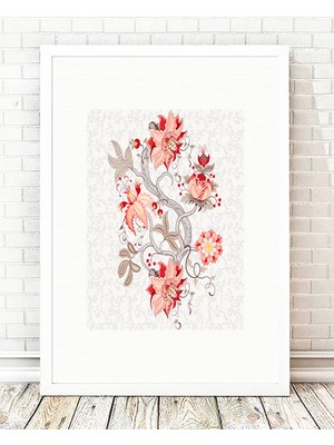 Tablo center Beyaz Çerçeveli Tablo - 24x29cm