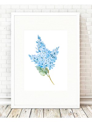 Tablo center Beyaz Çerçeveli Tablo - 24x29cm