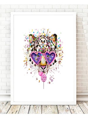 Tablo center Beyaz Çerçeveli Tablo - 24x29cm