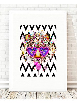 Tablo center Beyaz Çerçeveli Tablo - 24x29cm