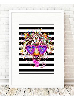 Tablo center Beyaz Çerçeveli Tablo - 24x29cm