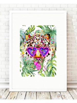 Tablo center Beyaz Çerçeveli Tablo - 24x29cm