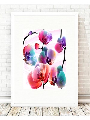 Tablo center Beyaz Çerçeveli Tablo - 24x29cm