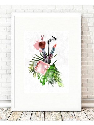 Tablo center Beyaz Çerçeveli Tablo - 24x29cm