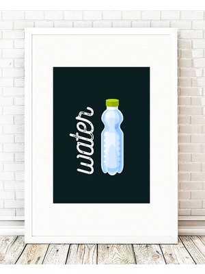 Tablo center Beyaz Çerçeveli Tablo - 24x29cm