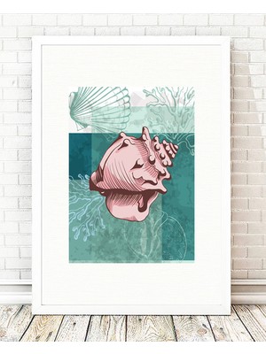 Tablo center Beyaz Çerçeveli Tablo - 24x29cm