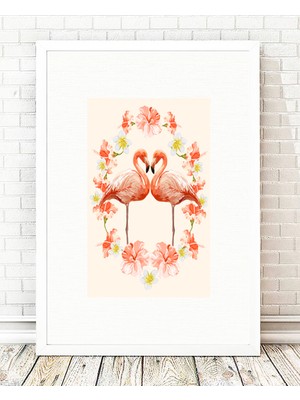 Tablo center Beyaz Çerçeveli Tablo - 24x29cm