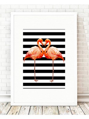 Tablo center Beyaz Çerçeveli Tablo - 24x29cm