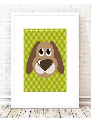 Tablo center Beyaz Çerçeveli Tablo - 24x29cm