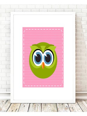 Tablo center Beyaz Çerçeveli Tablo - 24x29cm